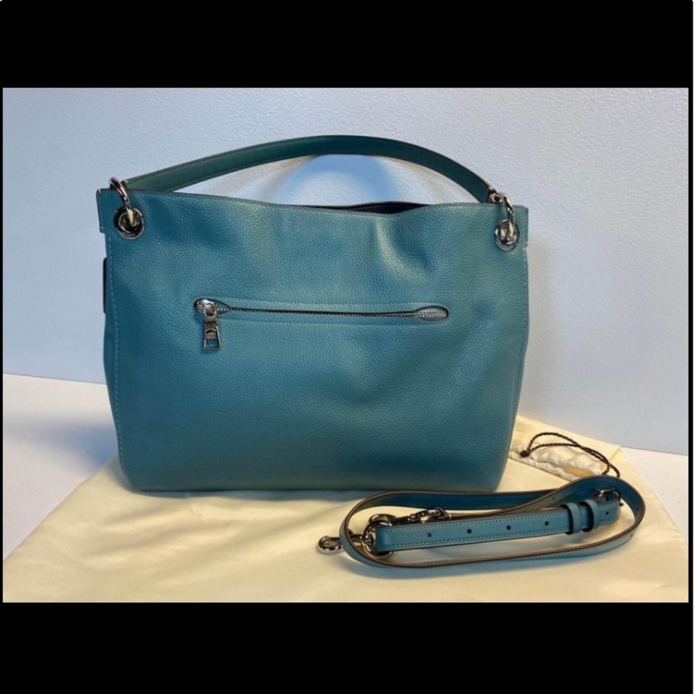 Coach clarkson hobo in teal. Perfect condition
